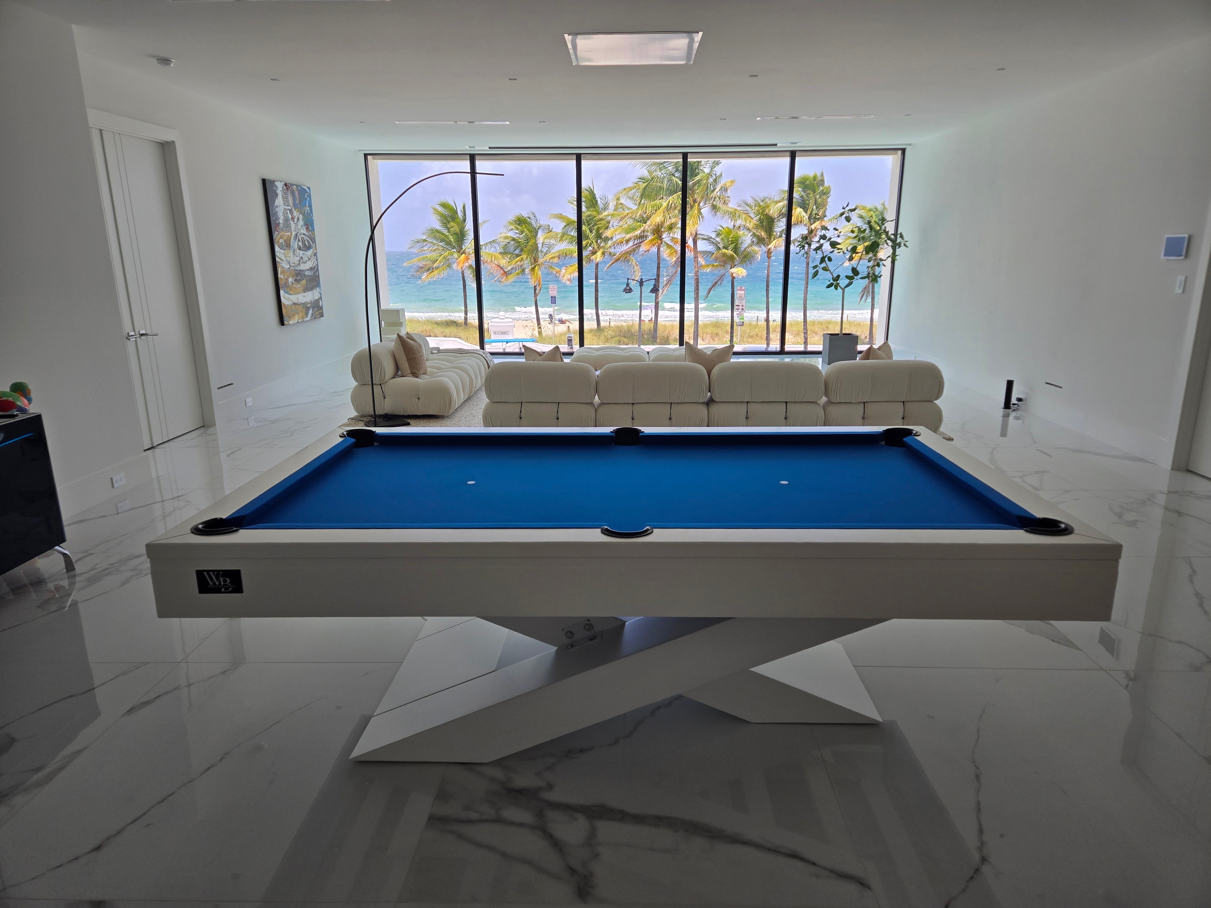 White Billiards The Ultimate Billiards Table