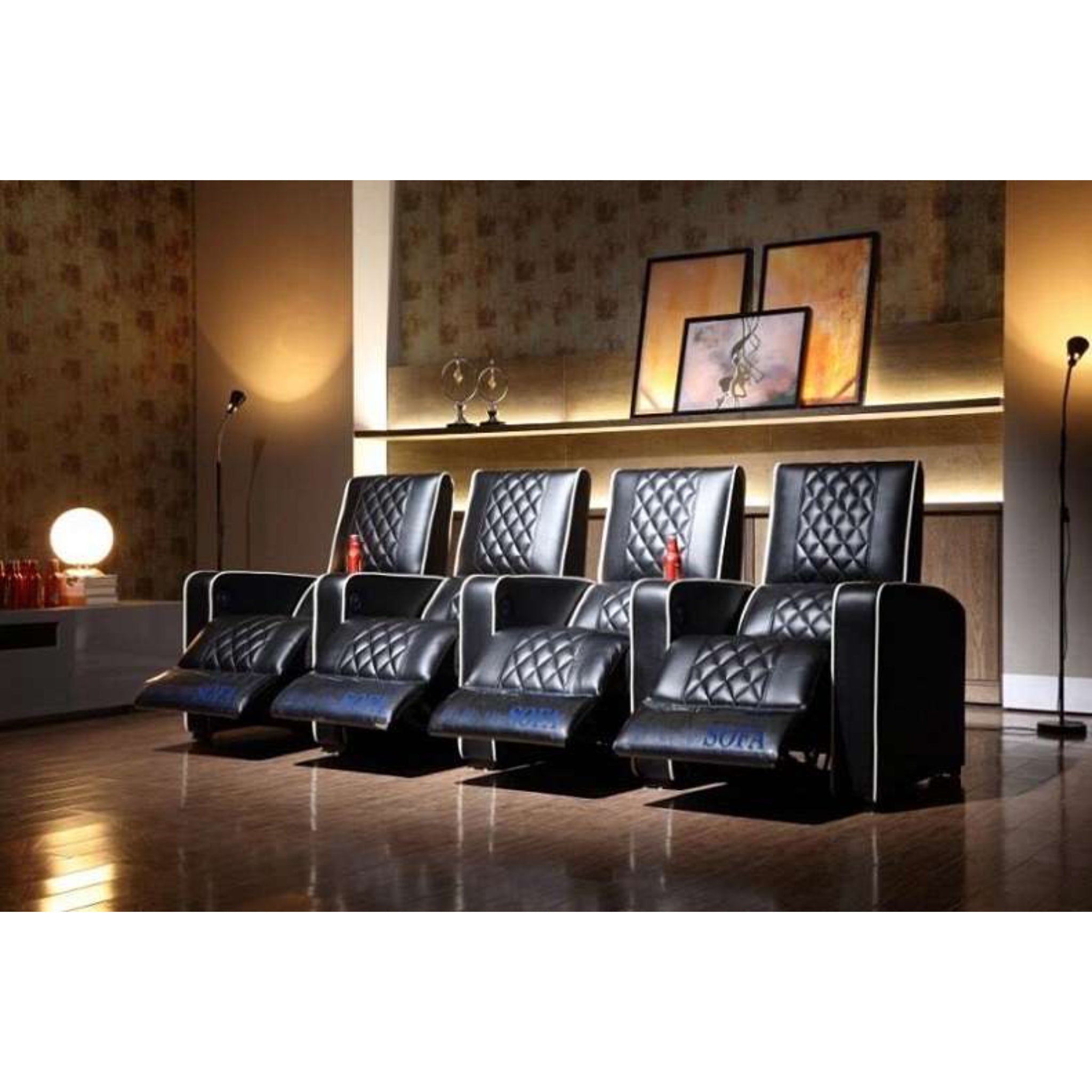 Linsen Seating LS‑805 Black Power Recliner