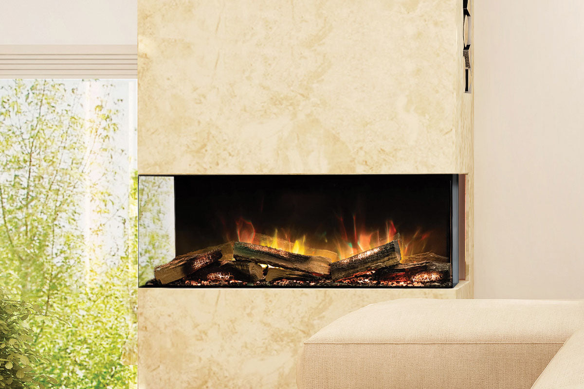 Flamerite e-FX 40 Built-In Linear Electric Fireplace (e-FX 1000)