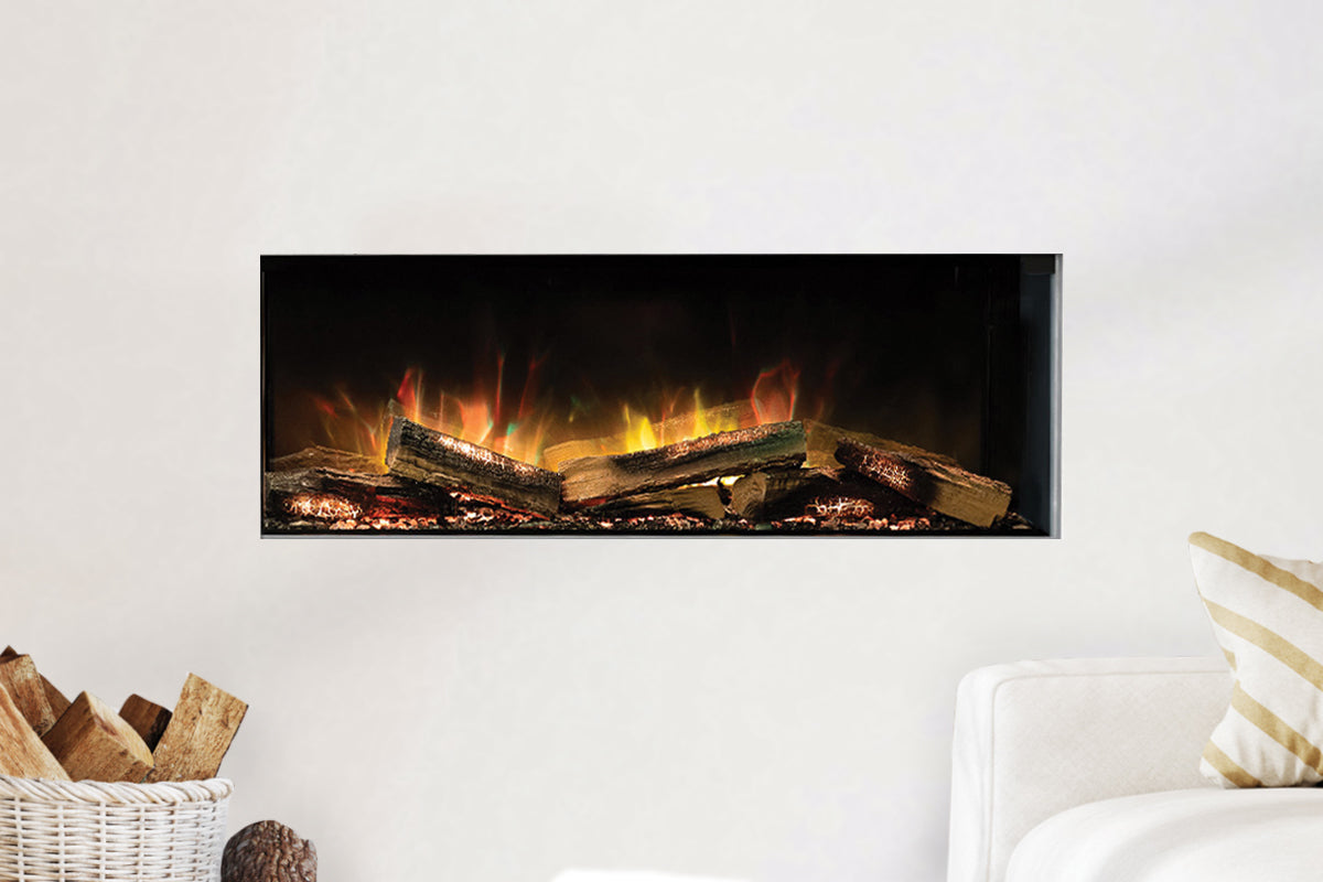 Flamerite e-FX 40 Built-In Linear Electric Fireplace (e-FX 1000)
