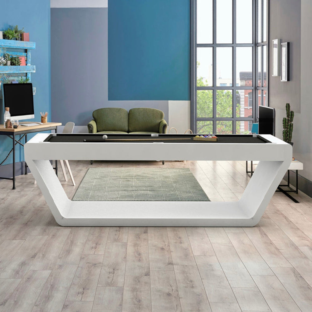White Billiards Sofia Billiards Table