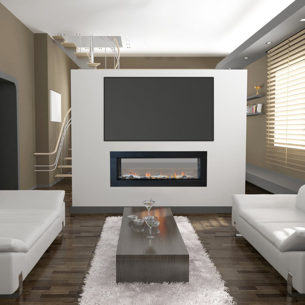 Sustainable Hearth Optic 50-Inch Linear See-Through Electric Fireplace (SH-FP-OPT-50)