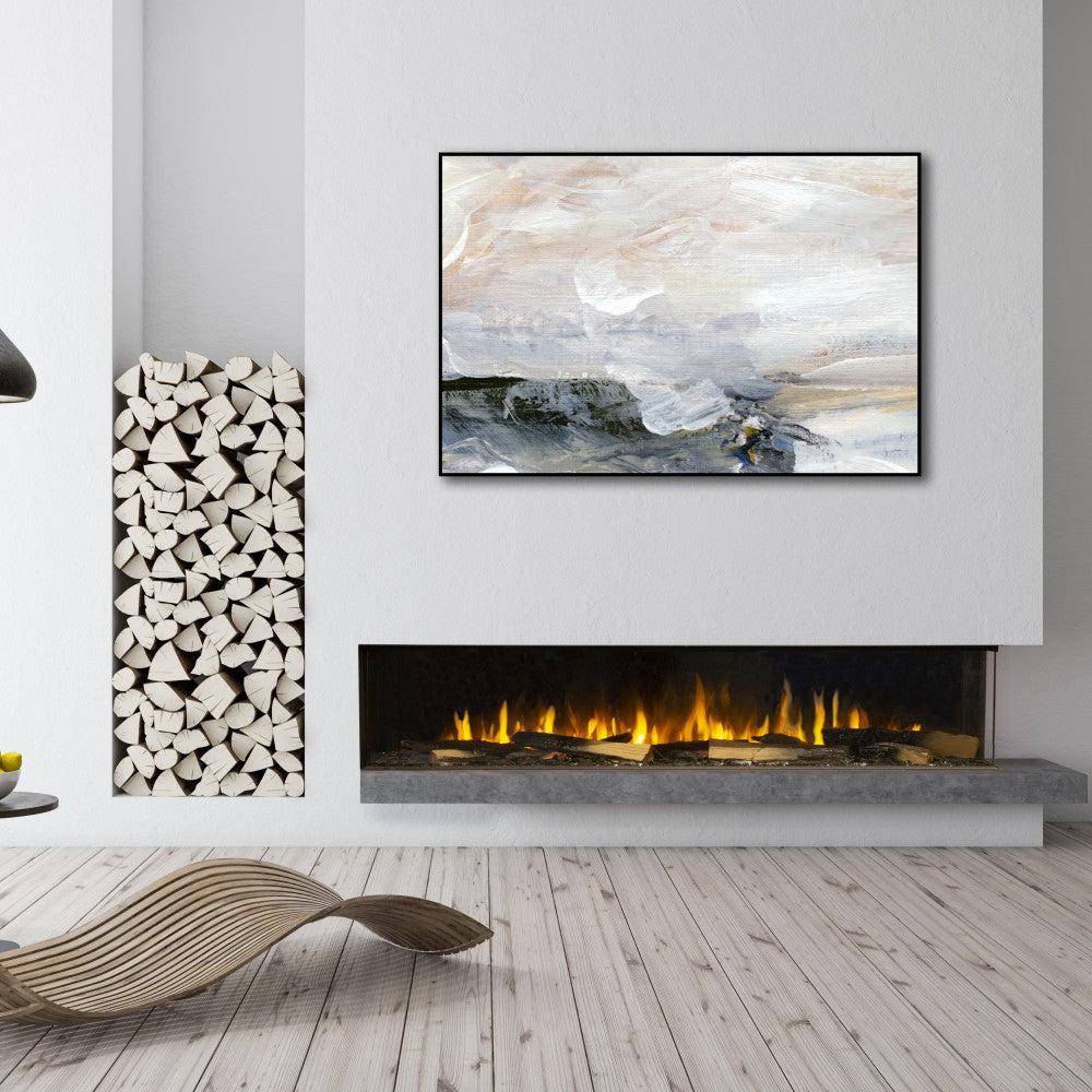 Sustainable Hearth Signal 3-Sided Linear Electric Fireplace