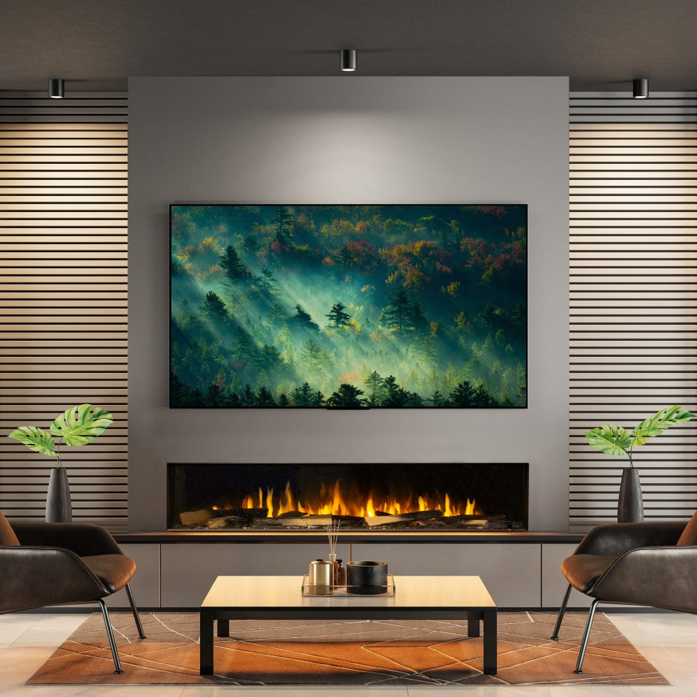 Sustainable Hearth Signal 3-Sided Linear Electric Fireplace