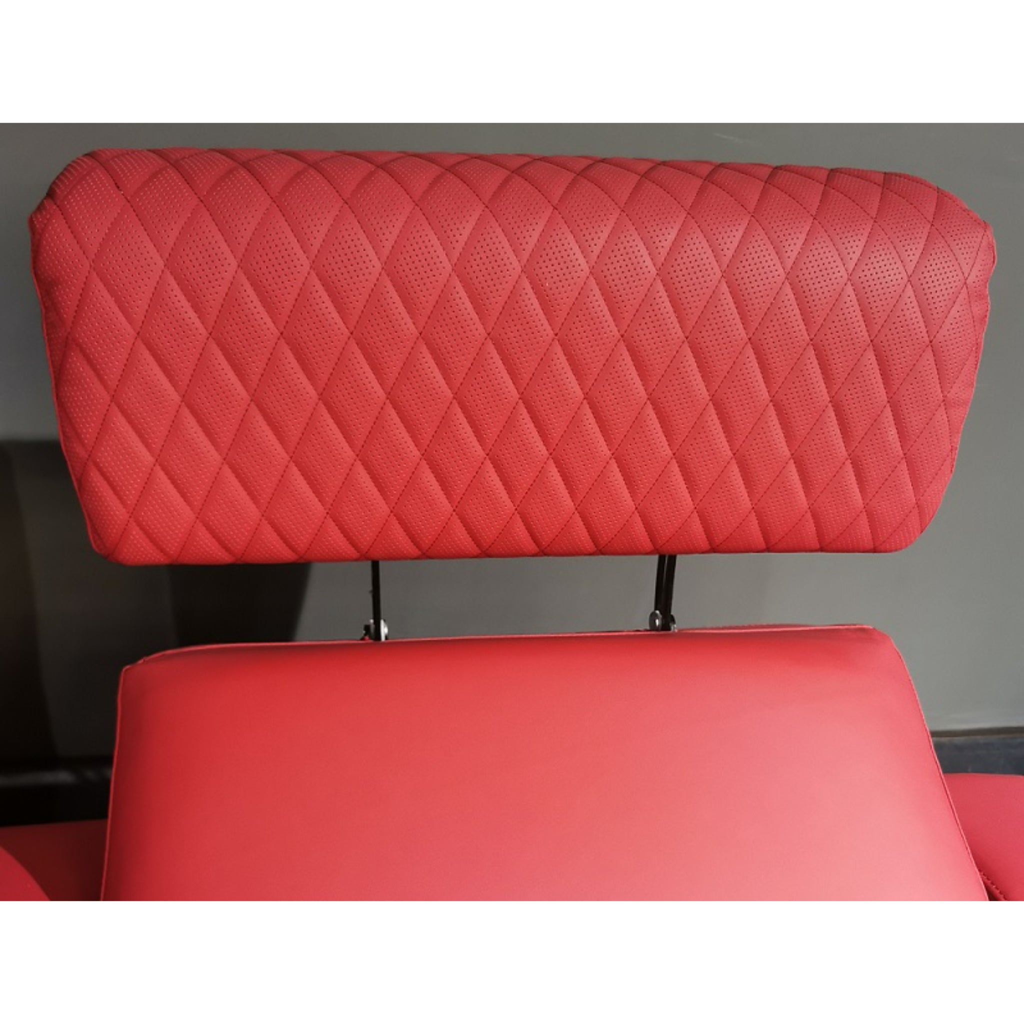 Linsen Seating LS-6102 Red Leather Electric Theater Recliner