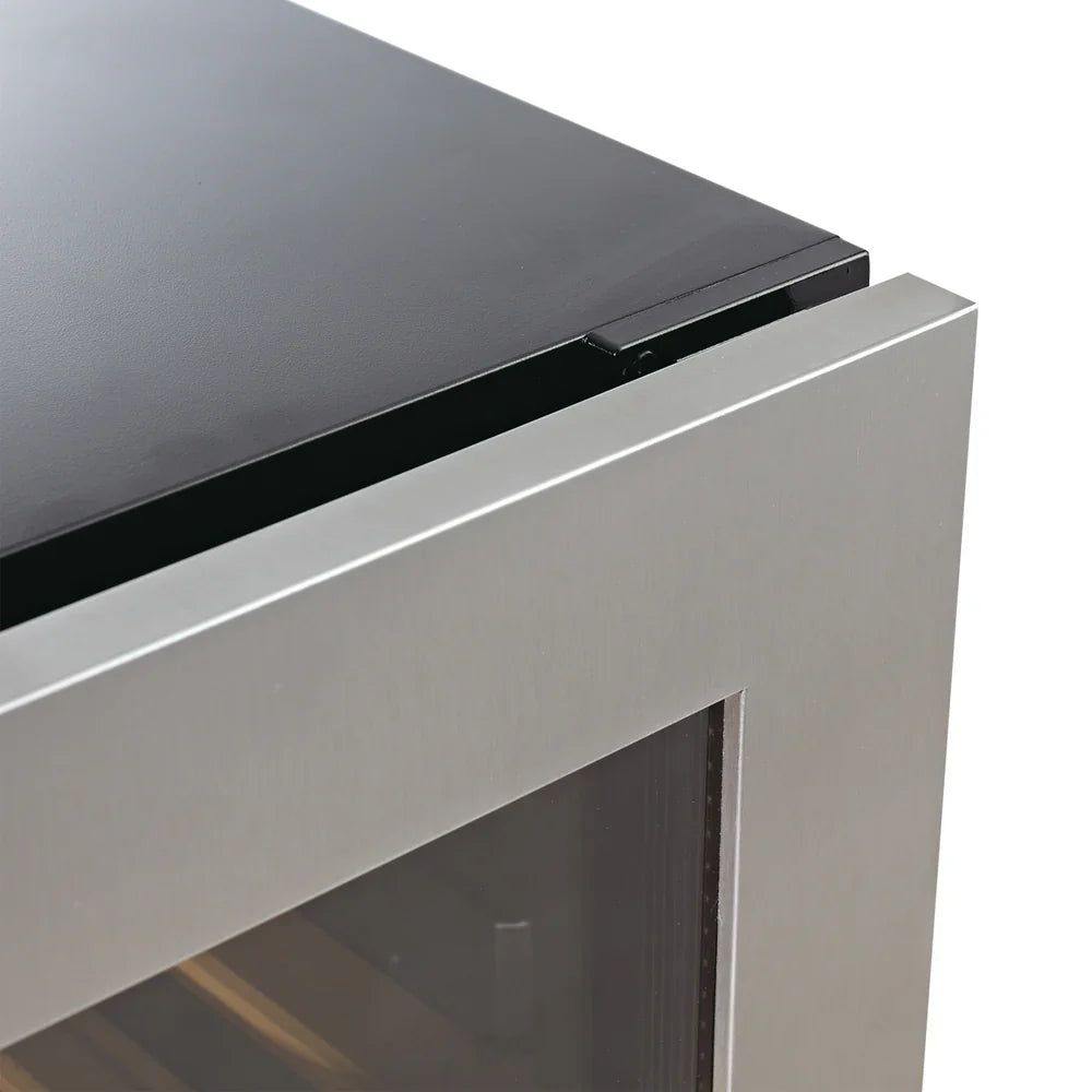 KingsBottle 47″ Upright Dual-Zone Wine & Beverage Refrigerator