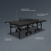 Killerspin MyT10 BlackStorm Outdoor Table Tennis Table — Lifestyle