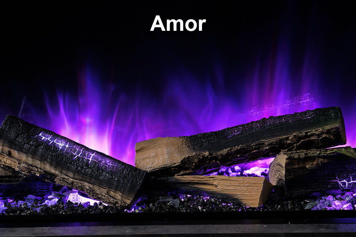 Flamerite e-FX 72 Linear Multi-Side View Built-In Electric Fireplace (e-FX 1800)
