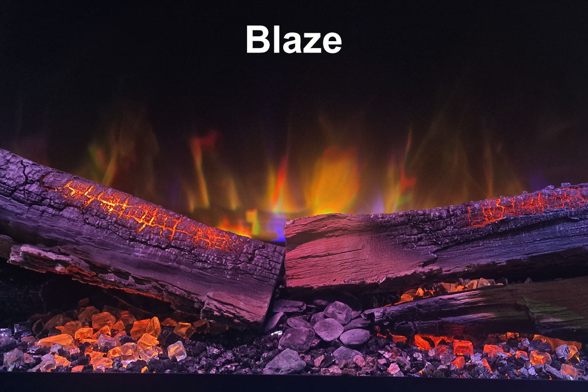 Flamerite Fires Europa Mantel Package with e-FX Slim-Line 30" Tall Electric Firebox (750T)