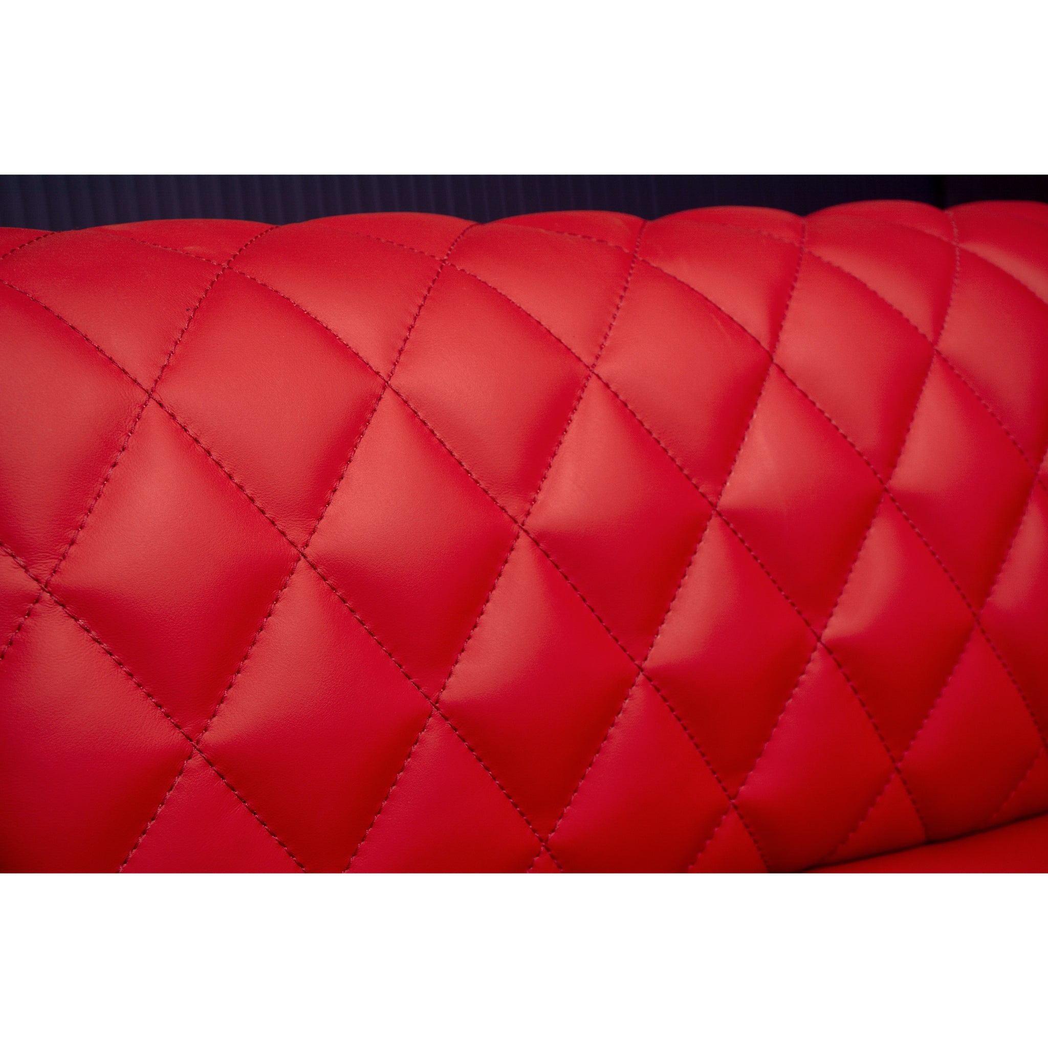 Linsen Seating LS-6102 Red Leather Electric Theater Recliner