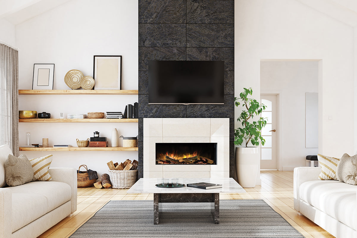 Flamerite e-FX 40 Built-In Linear Electric Fireplace (e-FX 1000)