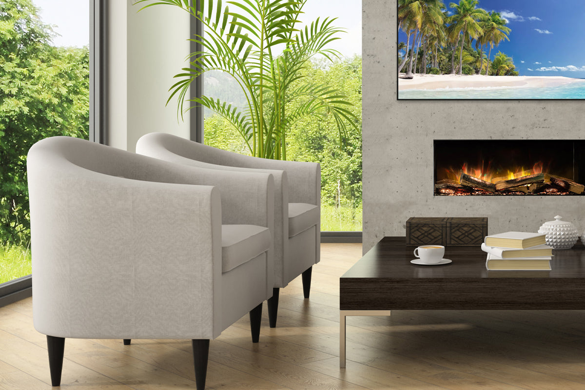 Flamerite e-FX 52 Linear Multi-Side View Built-In Electric Fireplace (e-FX 1300)