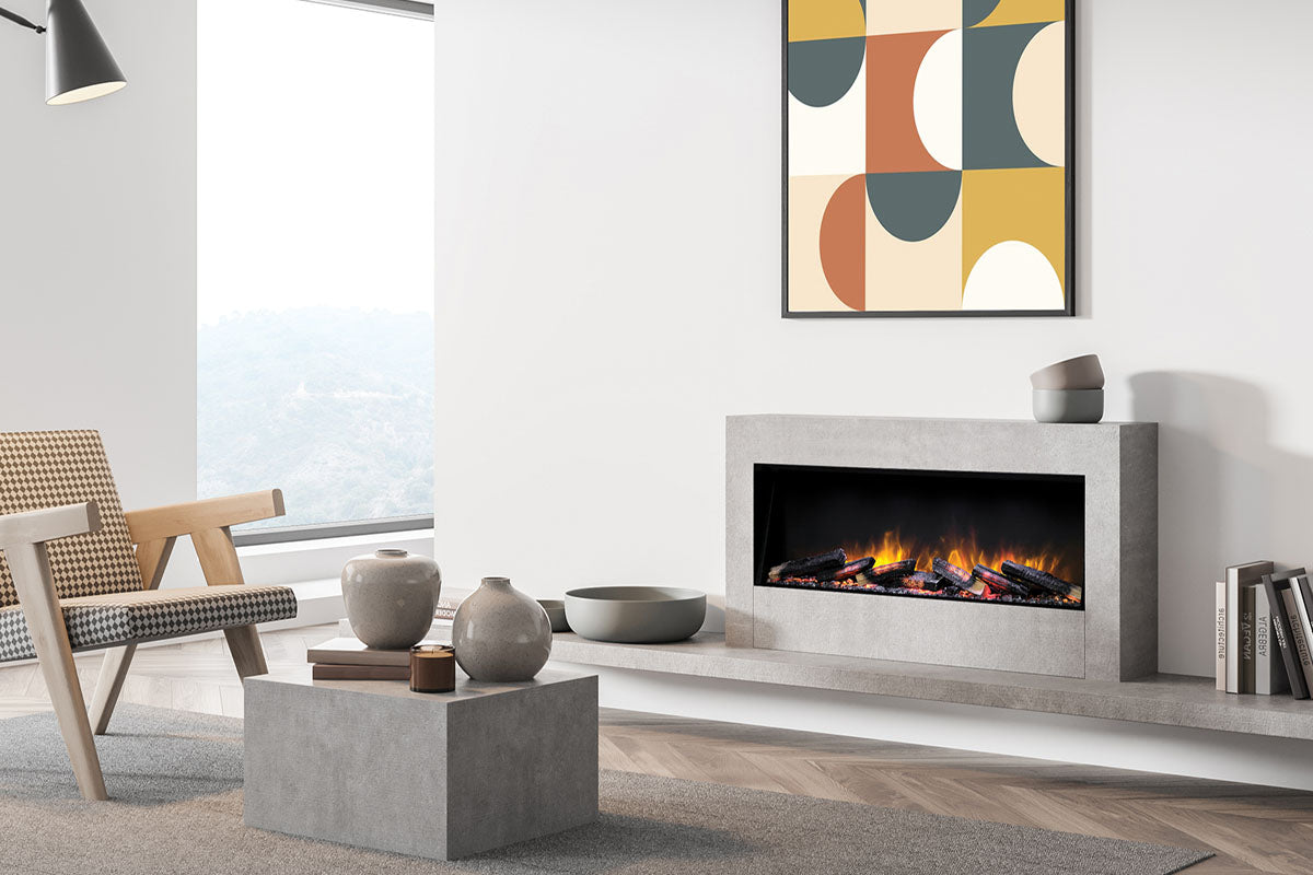 e-FX Slim-Line 40" Linear Built-In Electric Fireplace (SL 1000)