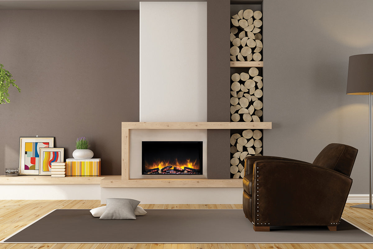 Flamerite Fires e-FX Slim-Line 30" Built-In Electric Firebox (SL 750S)