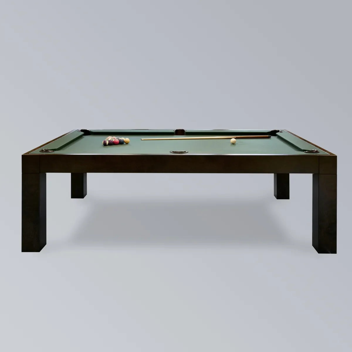 White Billiards Alpha Luxury Dining Top Pool Table