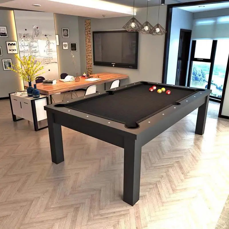 White Billiards Alpha Luxury Dining Top Pool Table