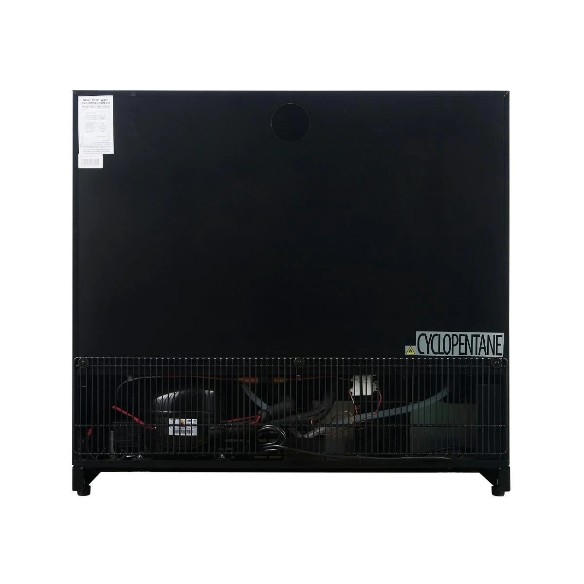 KingsBottle 36-Inch Beer and Wine Cooler Combo – Dual Zone, Premium Glass Door