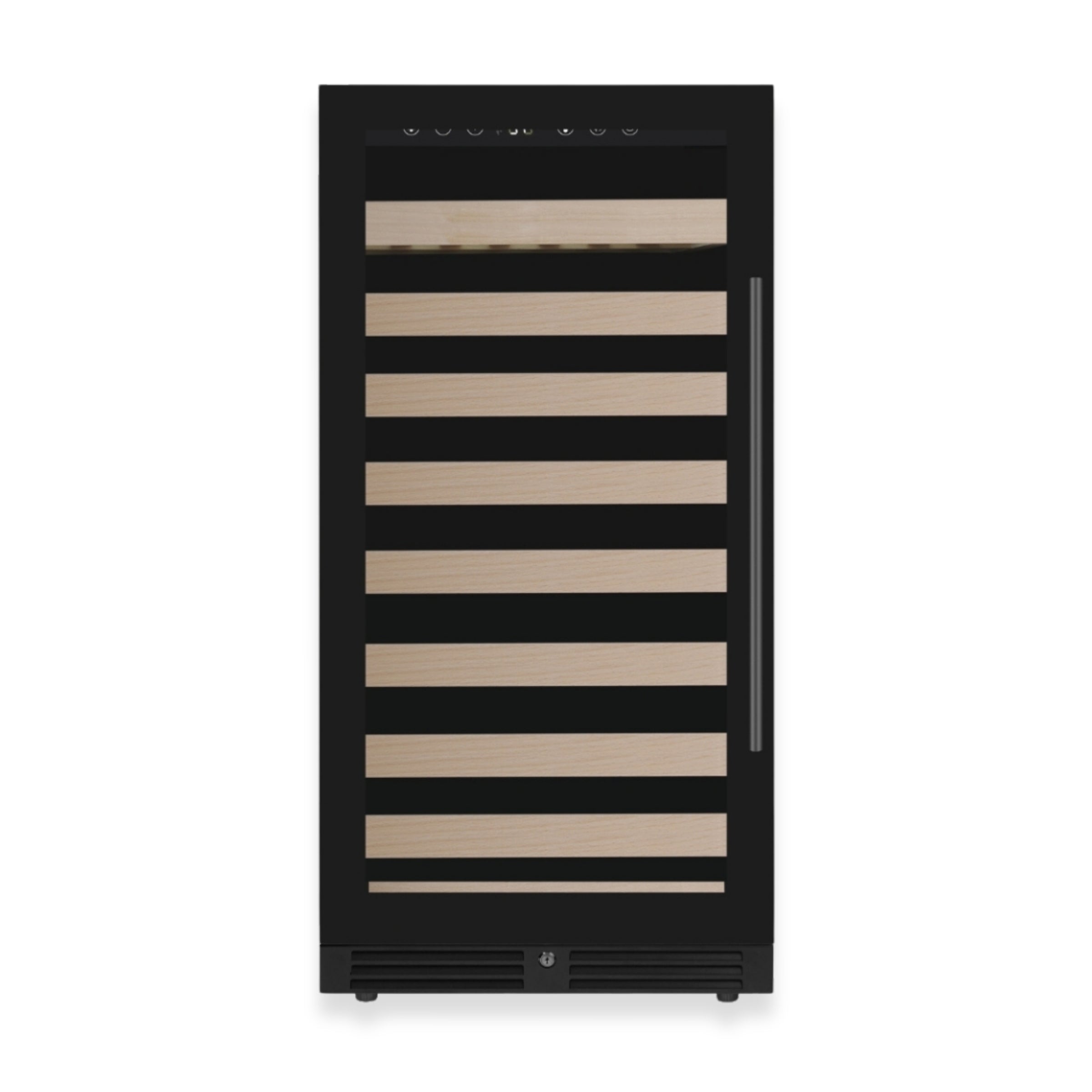 KingsBottle 47‑Inch Height Single‑Zone Wine Cooler with Low‑E Glass Door