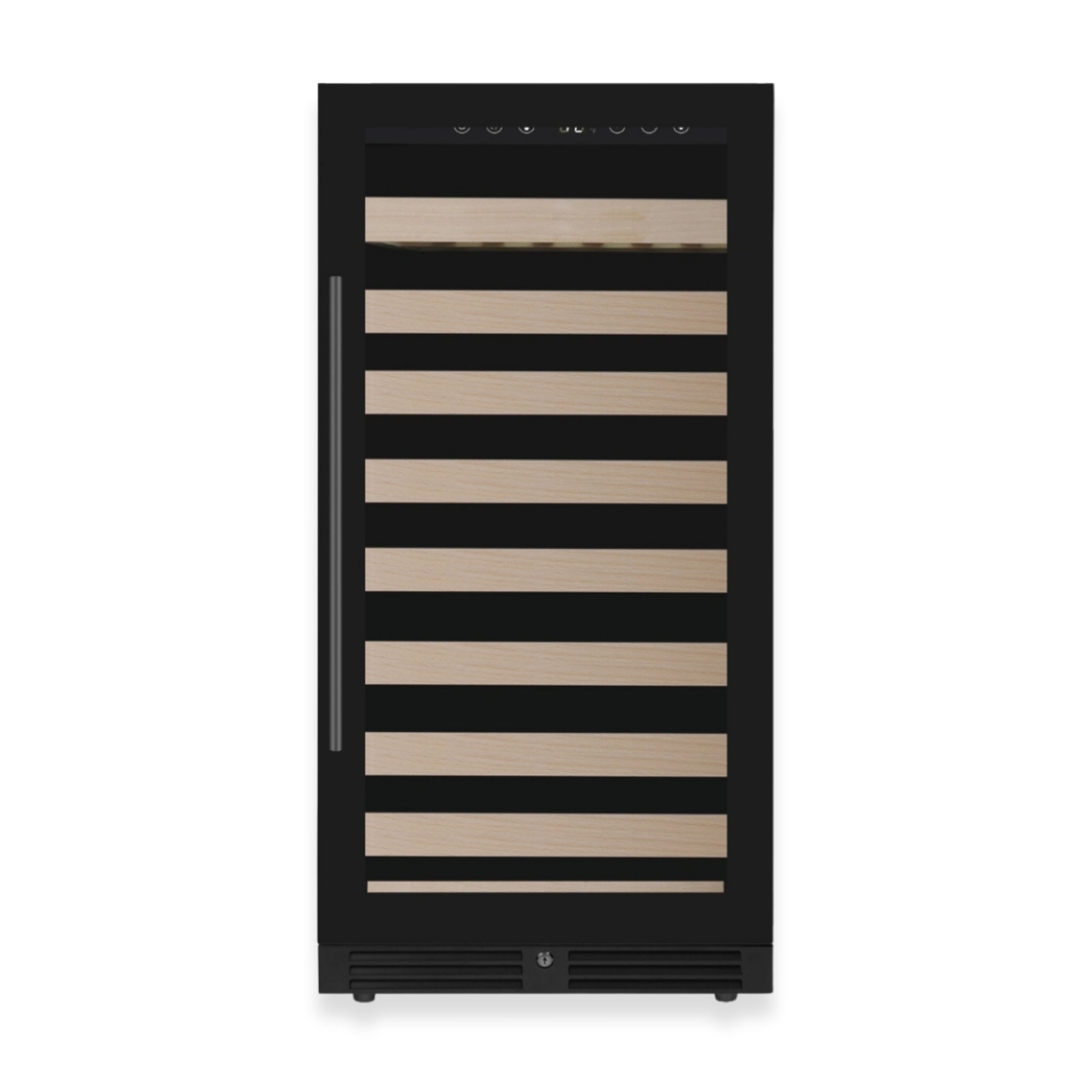 KingsBottle 47‑Inch Height Single‑Zone Wine Cooler with Low‑E Glass Door