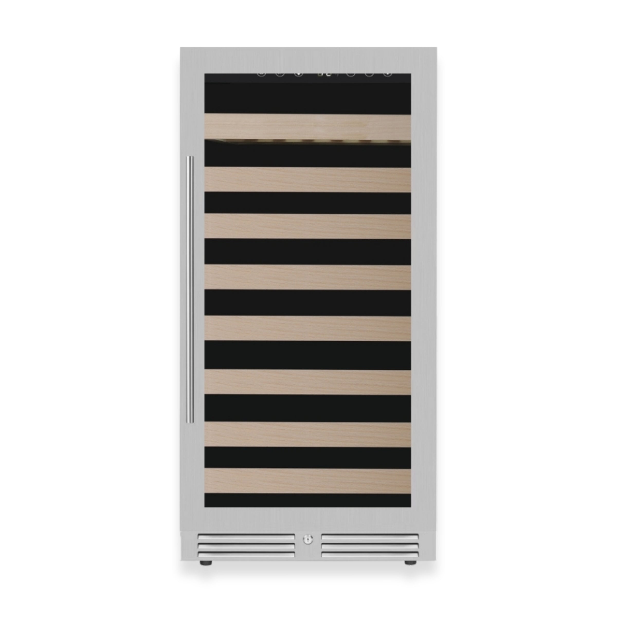 KingsBottle 47‑Inch Height Single‑Zone Wine Cooler with Low‑E Glass Door