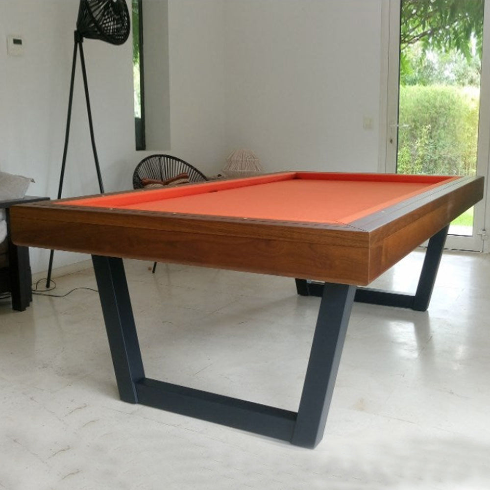 White Billiards Lorren Modern Slate Pool Table