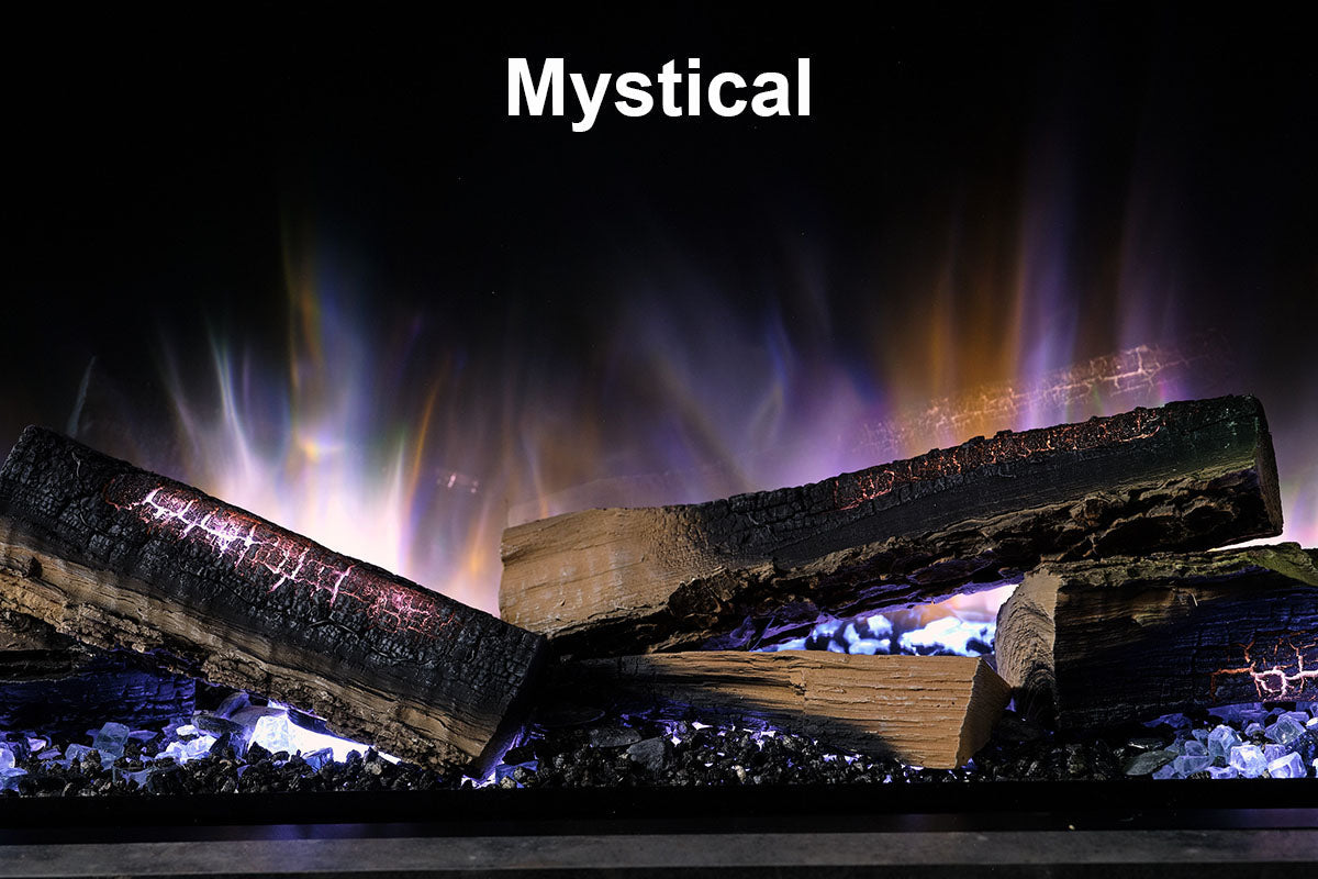 Flamerite Fires Europa Mantel Package with e-FX Slim-Line 30" Tall Electric Firebox (750T)