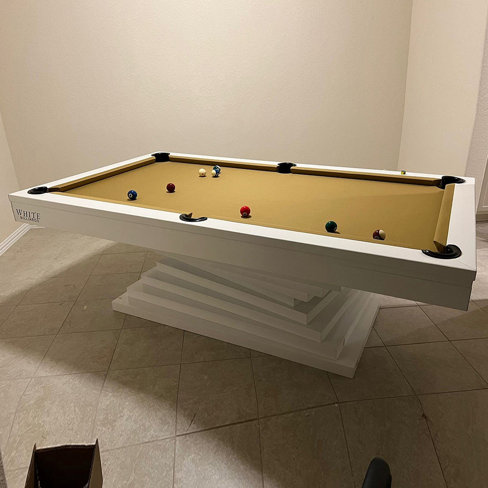 White Billiards Neavio Billiards Table