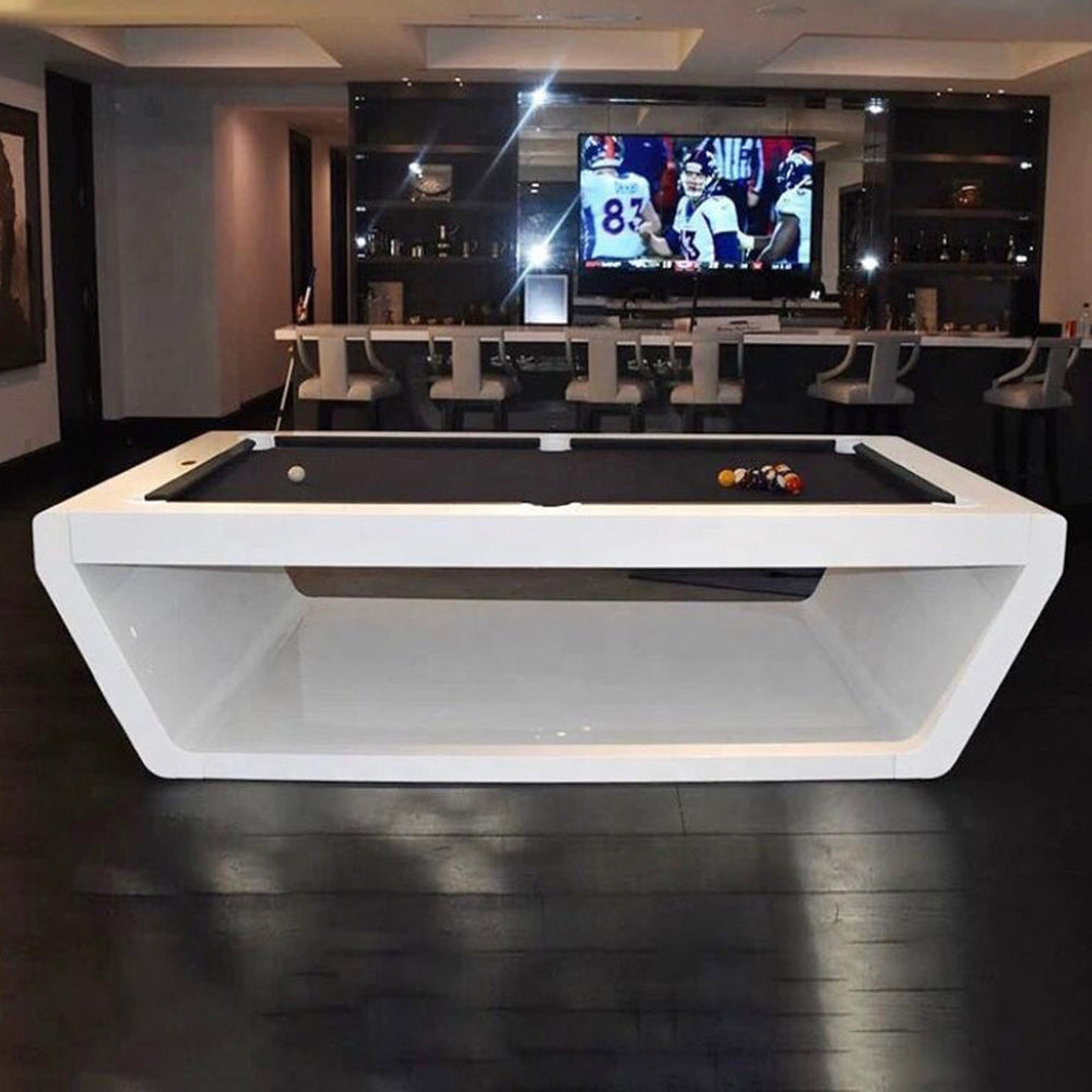 White Billiards Sofia Billiards Table