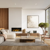 Sustainable Hearth Signal 3-Sided Linear Electric Fireplace