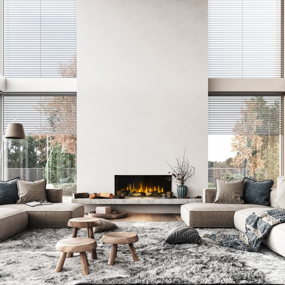 Sustainable Hearth Signal 3-Sided Linear Electric Fireplace