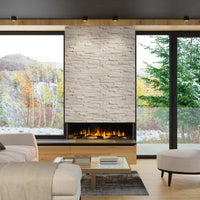 Sustainable Hearth Signal 3-Sided Linear Electric Fireplace