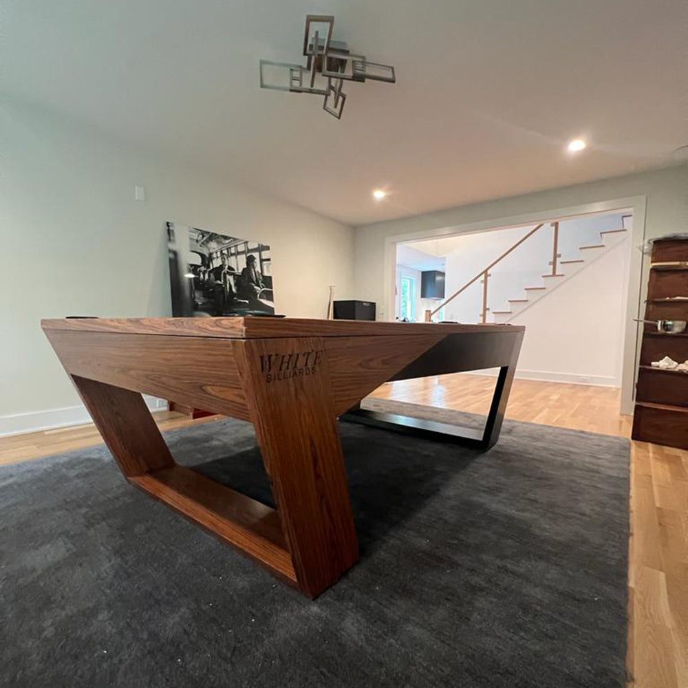 White Billiards Valenti Billiards Table
