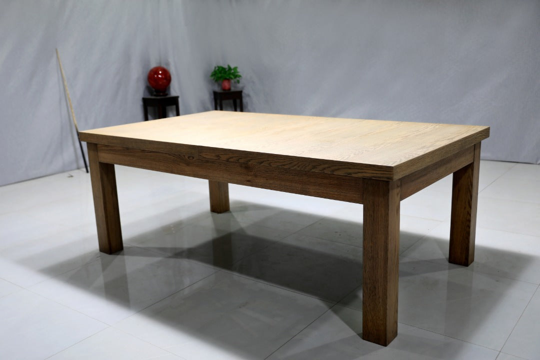 White Billiards Alpha Luxury Dining Top Pool Table