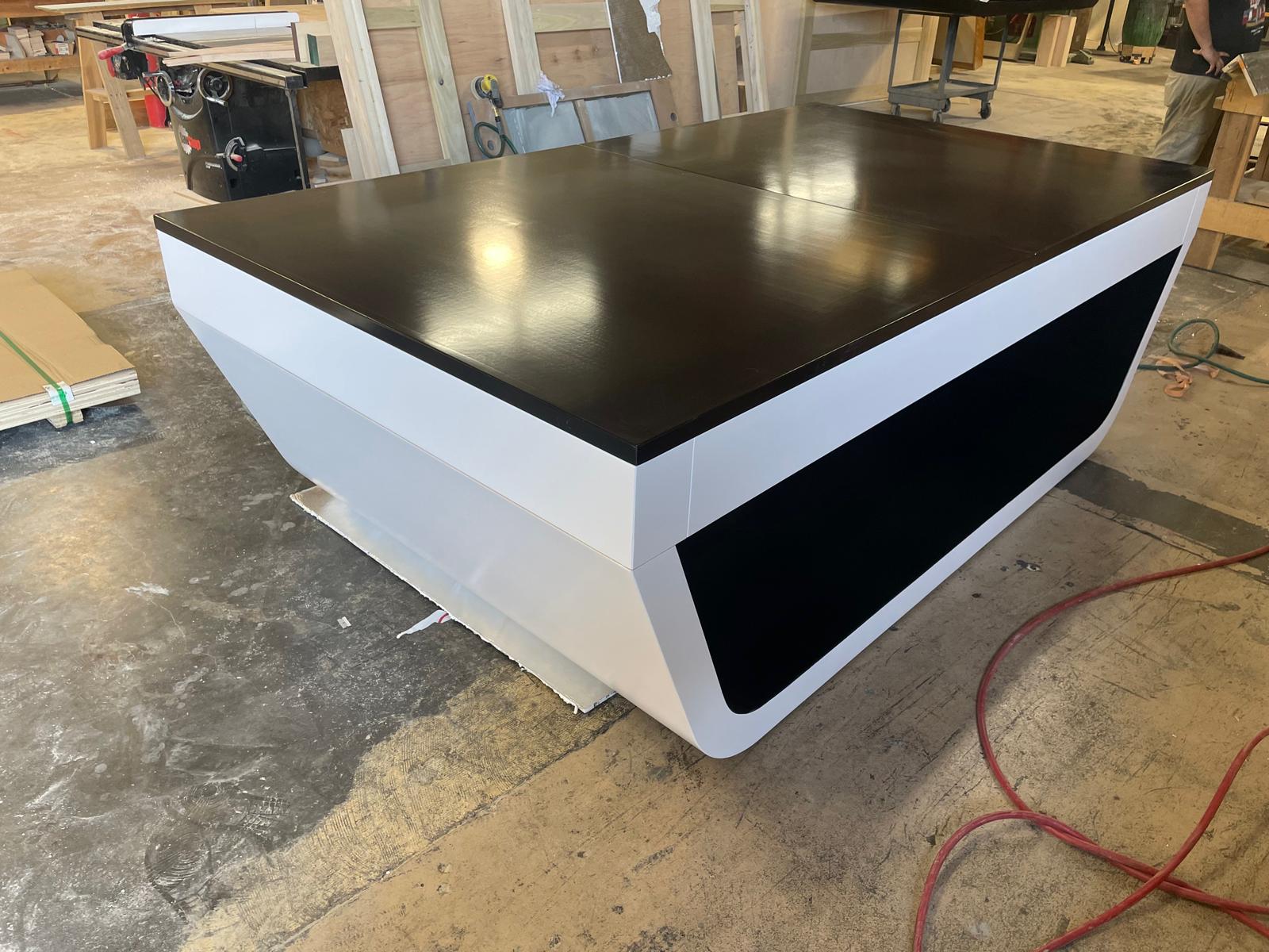 White Billiards Sofia Billiards Table