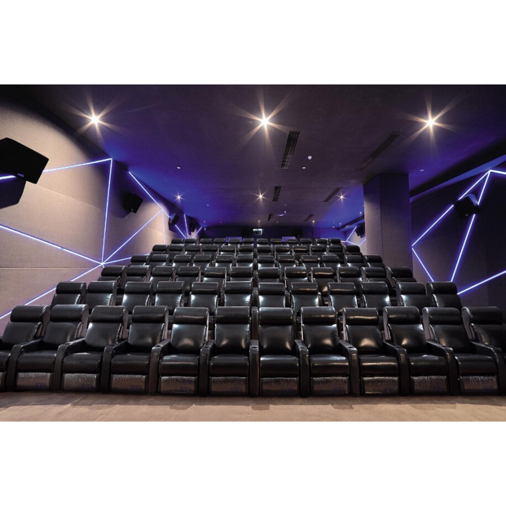 Linsen Seating LS-804 Leather Recliner Theater Seating –  (VIP Cinema Series)