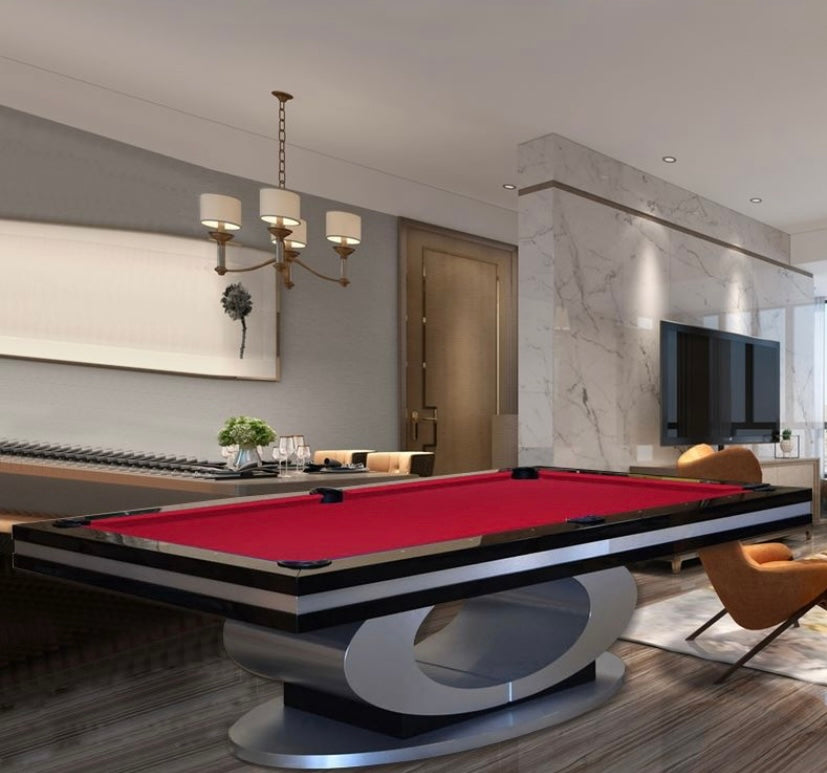 White Billiards Sierra Modern Pool Table