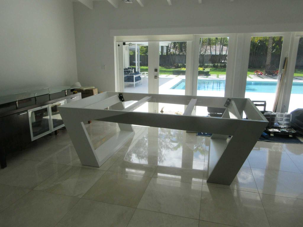 White Billiards Valenti Billiards Table