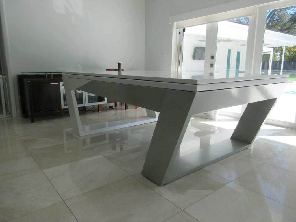 White Billiards Valenti Billiards Table