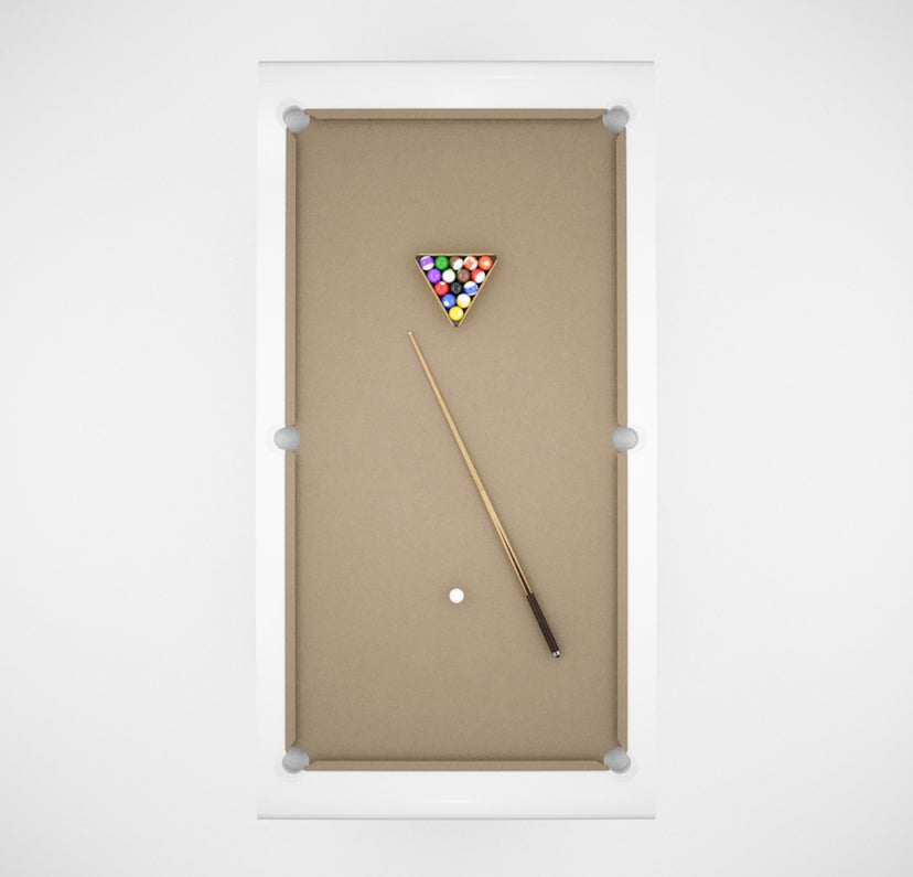 White Billiards Sofia Billiards Table