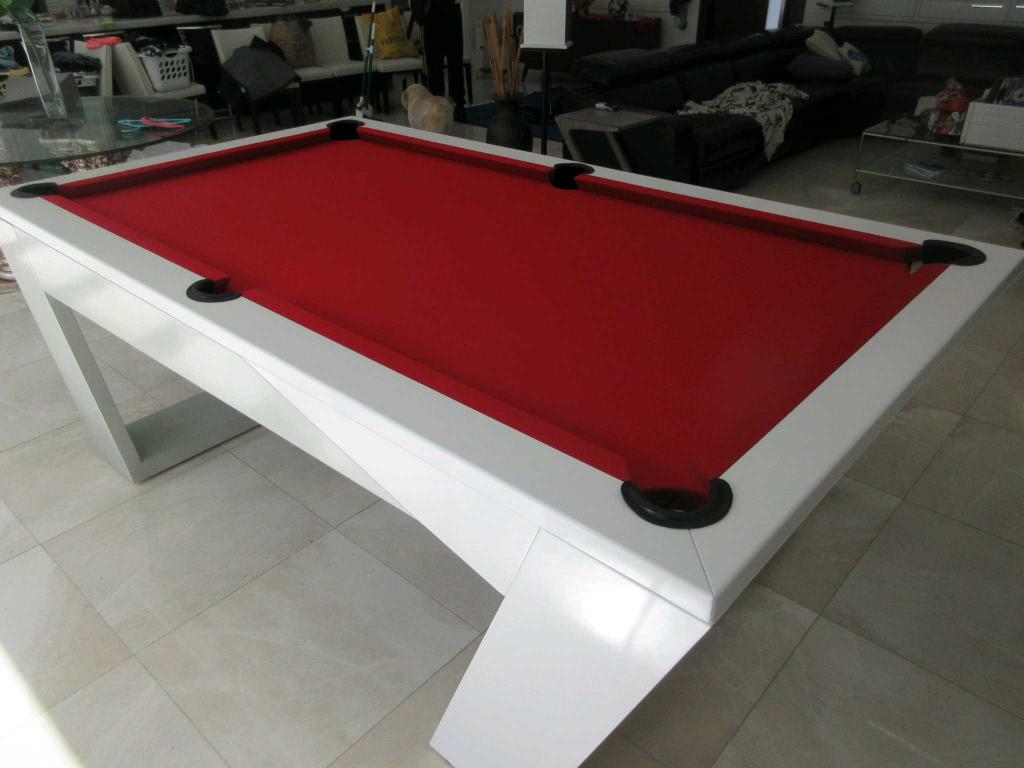 White Billiards Valenti Billiards Table