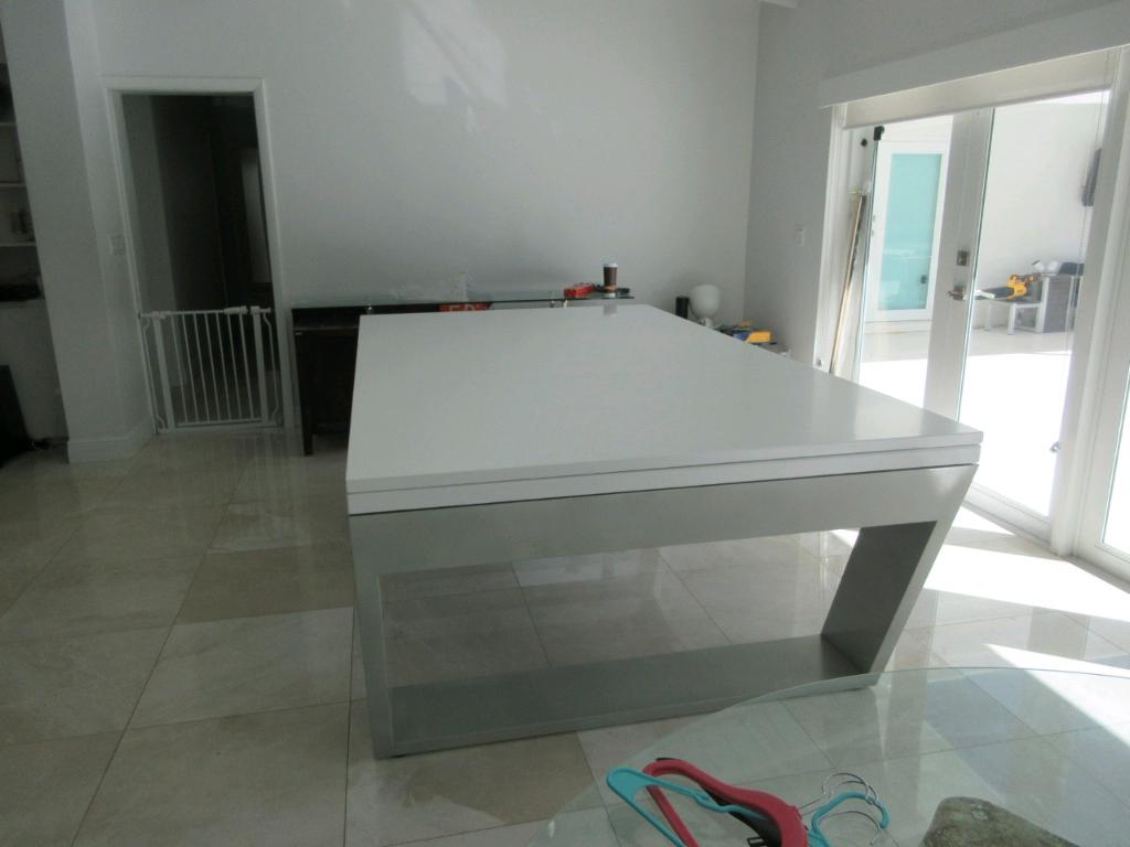 White Billiards Valenti Billiards Table